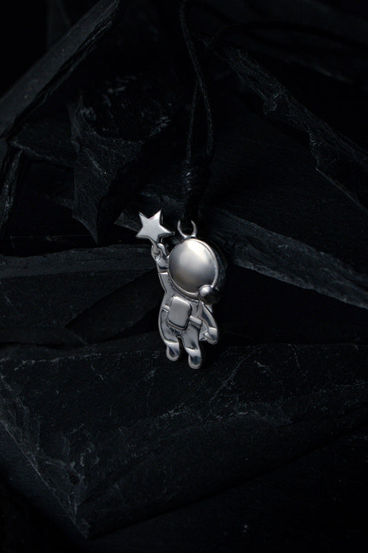 Collana Astronauta ✨ Argento regolabile